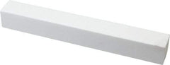 Made in USA - 150 Grit Aluminum Oxide Rectangular Dressing Stick - 8 x 1 x 1, Very Fine Grade, Vitrified Bond - Apex Tool & Supply