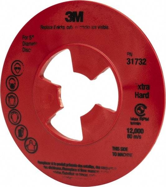 3M - Abrasive Disc Face Plate - 12,000 RPM - Apex Tool & Supply