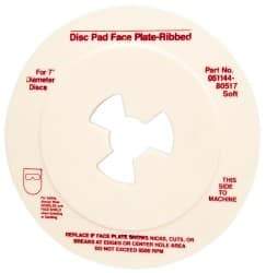 3M - Abrasive Disc Face Plate - 8,500 RPM - Apex Tool & Supply