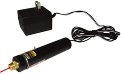 Laseraim - 1 Beam 500' Max Range Alignment Laser - Red Beam, 5/16" at 50' Accuracy, 3-3/4" Long x 3/4" Wide, Battery Not Included - Apex Tool & Supply