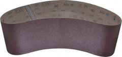 3M - 6" Wide x 48" OAL, 60 Grit, Aluminum Oxide Abrasive Belt - Aluminum Oxide, Medium, Coated, X Weighted Cloth Backing, Series 341D - Apex Tool & Supply