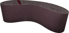 3M - 6" Wide x 48" OAL, 150 Grit, Aluminum Oxide Abrasive Belt - Aluminum Oxide, Very Fine, Coated, X Weighted Cloth Backing, Series 241D - Apex Tool & Supply