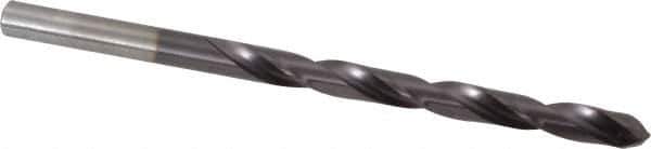 Chicago-Latrobe - #2 135° High Speed Steel Jobber Drill - TiAlN Finish, Right Hand Cut, Spiral Flute, Straight Shank, 3-7/8" OAL, Split Point - Apex Tool & Supply