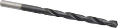 Chicago-Latrobe - #3 135° High Speed Steel Jobber Drill - TiAlN Finish, Right Hand Cut, Spiral Flute, Straight Shank, 3-3/4" OAL, Split Point - Apex Tool & Supply