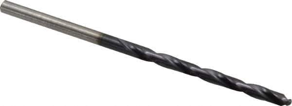 Chicago-Latrobe - #31 135° High Speed Steel Jobber Drill - TiAlN Finish, Right Hand Cut, Spiral Flute, Straight Shank, 2-3/4" OAL, Split Point - Apex Tool & Supply