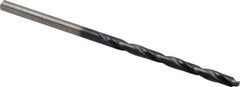 Chicago-Latrobe - #31 135° High Speed Steel Jobber Drill - TiAlN Finish, Right Hand Cut, Spiral Flute, Straight Shank, 2-3/4" OAL, Split Point - Apex Tool & Supply
