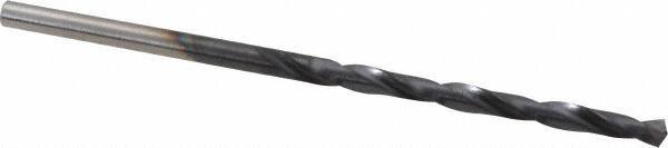 Chicago-Latrobe - #40 135° High Speed Steel Jobber Drill - TiAlN Finish, Right Hand Cut, Spiral Flute, Straight Shank, 2-3/8" OAL, Split Point - Apex Tool & Supply
