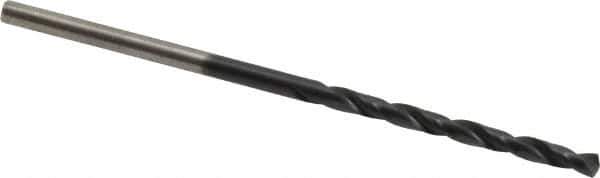 Chicago-Latrobe - #48 135° High Speed Steel Jobber Drill - TiAlN Finish, Right Hand Cut, Spiral Flute, Straight Shank, 2" OAL, Split Point - Apex Tool & Supply