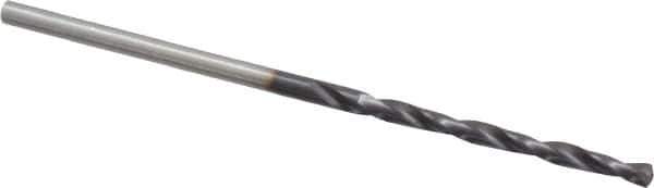 Chicago-Latrobe - #49 135° High Speed Steel Jobber Drill - TiAlN Finish, Right Hand Cut, Spiral Flute, Straight Shank, 2" OAL, Split Point - Apex Tool & Supply