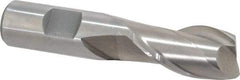 Interstate - 13/16", 1-1/2" LOC, 3/4" Shank Diam, 3-3/4" OAL, 2 Flute, Cobalt Square End Mill - Single End, Uncoated, Spiral Flute, Centercutting, Right Hand Cut, Right Hand Flute - Apex Tool & Supply