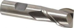 Interstate - 15/16", 1-1/2" LOC, 3/4" Shank Diam, 3-5/8" OAL, 2 Flute, Cobalt Square End Mill - Single End, Uncoated, Spiral Flute, Centercutting, Right Hand Cut, Right Hand Flute - Apex Tool & Supply