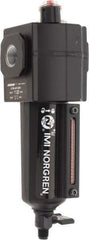 Norgren - 3/8" NPT, 250 Max psi Intermediate Micro Fog Lubricator - Metal Bowl with Sight Glass, Aluminum Body, 138 CFM, 175°F Max Temp, 2.68" Wide x 8.02" High - Apex Tool & Supply