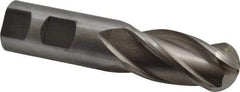 Interstate - 1" Diam, 2" LOC, 4 Flute Cobalt Ball End Mill - Uncoated, Single End, 4-1/2" OAL, 1" Shank Diam, Spiral Flute - Apex Tool & Supply