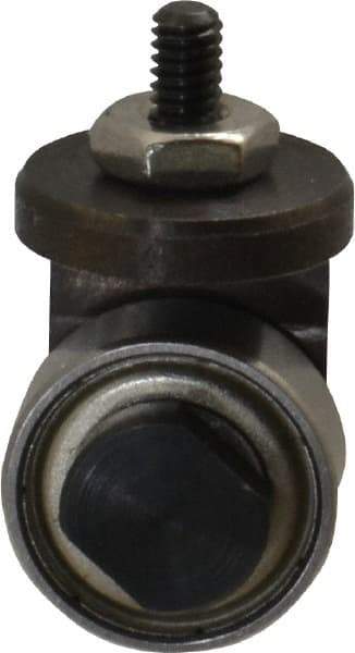 SPI - #4-48, 1/2" Ball Diam, Steel Roller Contact Point - 1/2" Contact Point Length, Use with Dial Indicators - Apex Tool & Supply