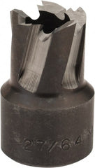 Hougen - 27/64" Diam x 1/4" Deep High Speed Steel Annular Cutter - Apex Tool & Supply
