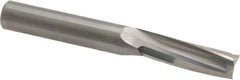 Onsrud - 3/8" Cutting Diam x 1-1/8" Length of Cut, 3 Flute, Upcut Spiral Router Bit - Uncoated, Right Hand Cut, Solid Carbide, 3" OAL x 3/8" Shank Diam, Three Edge, 10° Helix Angle - Apex Tool & Supply
