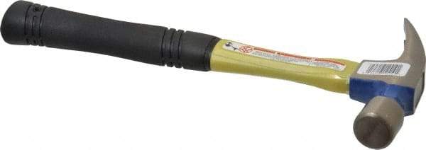 Vaughan Bushnell - 1 Lb Head, Straight Ripping Hammer - 13" OAL, Fiberglass Handle with Grip - Apex Tool & Supply