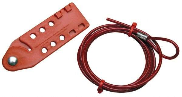 Brady - Cable Lockouts Cable Length (Feet): 6 Number of Lockout Points: 6 - Apex Tool & Supply