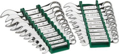 SK - 20 Piece, 3/8 to 15/16", Combination Wrench Set - Apex Tool & Supply