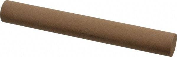 Norton - 6" Long x 3/4" Diam x 3/4" Thick, Aluminum Oxide Sharpening Stone - Round, Medium Grade - Apex Tool & Supply
