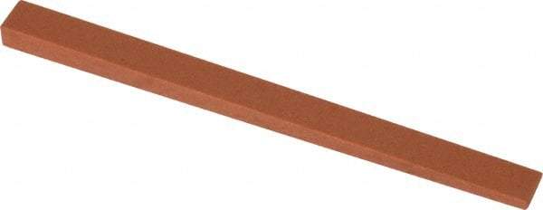 Norton - 4" Long x 5/16" Wide x 5/16" Thick, Aluminum Oxide Sharpening Stone - Taper, Fine Grade - Apex Tool & Supply