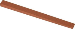 Norton - 4" Long x 5/16" Wide x 5/16" Thick, Aluminum Oxide Sharpening Stone - Taper, Fine Grade - Apex Tool & Supply