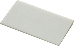 Norton - 3" Long x 1-3/4" Diam x 1/4" Thick, Novaculite Sharpening Stone - Round Edge Slip, Ultra Fine Grade - Apex Tool & Supply