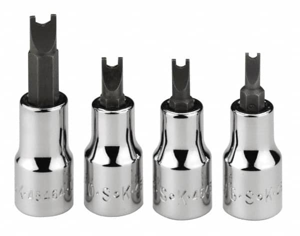 SK - 3/8" Drive #6 Point Spanner Bit - Apex Tool & Supply