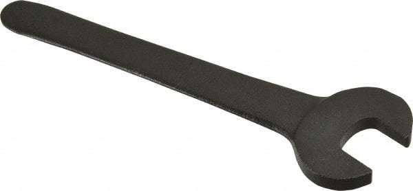 Martin Tools - 7/16" Standard Extra Thin Open End Wrench - 4" OAL, Single End, Black Finish, 15° Head Angle - Apex Tool & Supply
