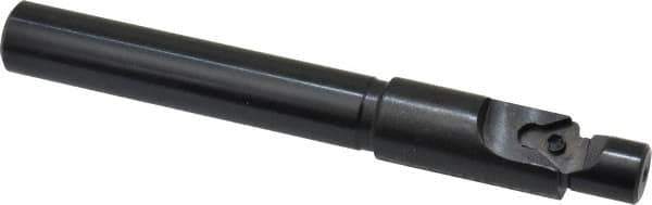 Cutting Tool Technologies - 19/32 Inch Diameter, Solid Pilot, Straight 1/2 Inch Shank Diameter, 3 Insert, Indexable Counterbore - 4-3/8 Inch Overall Length, TPGH Insert - Apex Tool & Supply