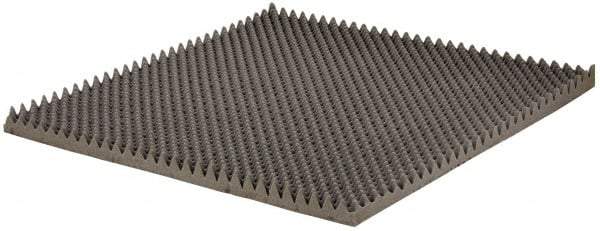 American Acoustical Products - 54" Long x 54" Wide, Polyurethane Foam Sheet - ASTM Specification, Gray - Apex Tool & Supply