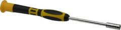 Aven - 4mm Solid Shaft Electronic Nutdriver - Ergonomic Handle, 6-3/4" OAL - Apex Tool & Supply