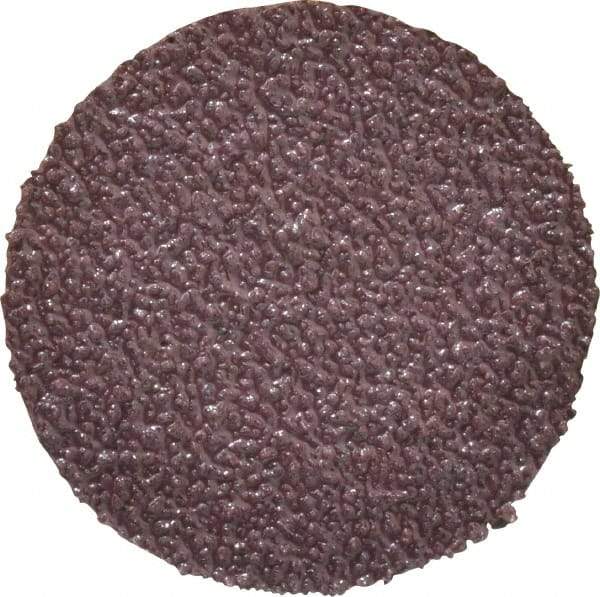 3M - 1/2" Diam, 120 Grit Aluminum Oxide Adhesive PSA Disc - Fine Grade, X Weighted Cloth Backing, For Bench Top Motors, Random Orbital Sanders - Apex Tool & Supply