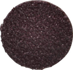 3M - 3/4" Diam, 60 Grit Aluminum Oxide Adhesive PSA Disc - Medium Grade, X Weighted Cloth Backing, For Bench Top Motors, Random Orbital Sanders - Apex Tool & Supply