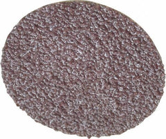 3M - 3/4" Diam, 80 Grit Aluminum Oxide Adhesive PSA Disc - Medium Grade, X Weighted Cloth Backing, For Bench Top Motors, Random Orbital Sanders - Apex Tool & Supply