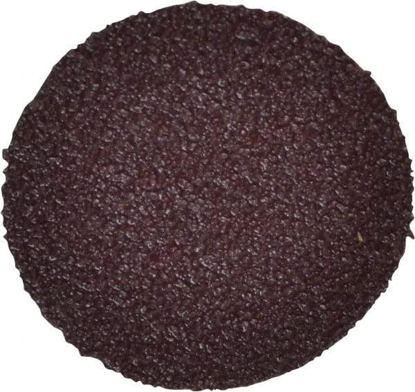 3M - 1" Diam, 80 Grit Aluminum Oxide Adhesive PSA Disc - Medium Grade, X Weighted Cloth Backing, For Bench Top Motors, Random Orbital Sanders - Apex Tool & Supply
