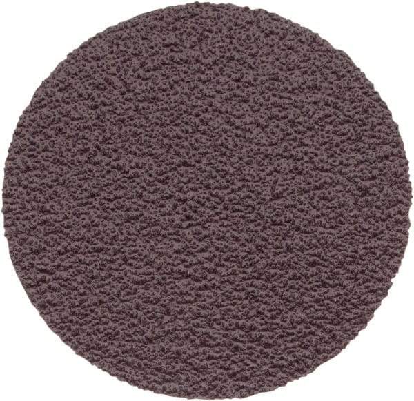 3M - 1" Diam, 120 Grit Aluminum Oxide Adhesive PSA Disc - Fine Grade, X Weighted Cloth Backing, For Bench Top Motors, Random Orbital Sanders - Apex Tool & Supply