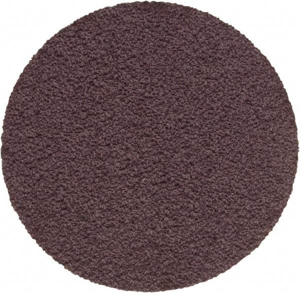 3M - 1-1/2" Diam, 80 Grit Aluminum Oxide Adhesive PSA Disc - Medium Grade, X Weighted Cloth Backing, For Bench Top Motors, Random Orbital Sanders - Apex Tool & Supply