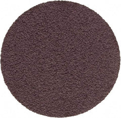 3M - 1-1/2" Diam, 80 Grit Aluminum Oxide Adhesive PSA Disc - Medium Grade, X Weighted Cloth Backing, For Bench Top Motors, Random Orbital Sanders - Apex Tool & Supply