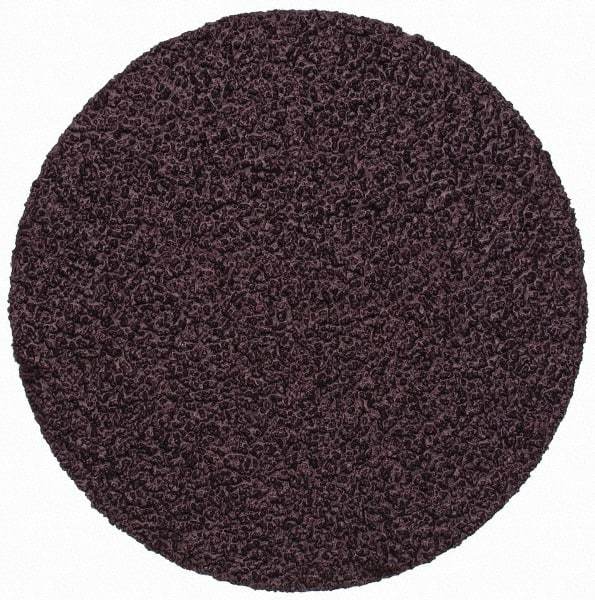 3M - 2" Diam, 50 Grit Aluminum Oxide Adhesive PSA Disc - Coarse Grade, X Weighted Cloth Backing, For Bench Top Motors, Disc Sanders, Random Orbital Sanders - Apex Tool & Supply
