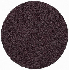 3M - 2" Diam, 50 Grit Aluminum Oxide Adhesive PSA Disc - Coarse Grade, X Weighted Cloth Backing, For Bench Top Motors, Disc Sanders, Random Orbital Sanders - Apex Tool & Supply