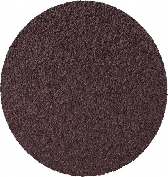 3M - 2" Diam, 60 Grit Aluminum Oxide Adhesive PSA Disc - Medium Grade, X Weighted Cloth Backing, For Bench Top Motors, Disc Sanders, Random Orbital Sanders - Apex Tool & Supply