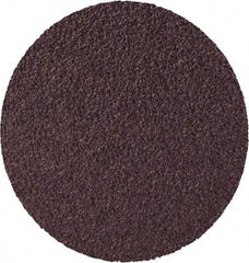 3M - 2" Diam, 60 Grit Aluminum Oxide Adhesive PSA Disc - Medium Grade, X Weighted Cloth Backing, For Bench Top Motors, Disc Sanders, Random Orbital Sanders - Apex Tool & Supply
