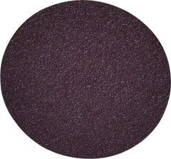 3M - 2" Diam, 80 Grit Aluminum Oxide Adhesive PSA Disc - Medium Grade, X Weighted Cloth Backing, For Bench Top Motors, Disc Sanders, Random Orbital Sanders - Apex Tool & Supply