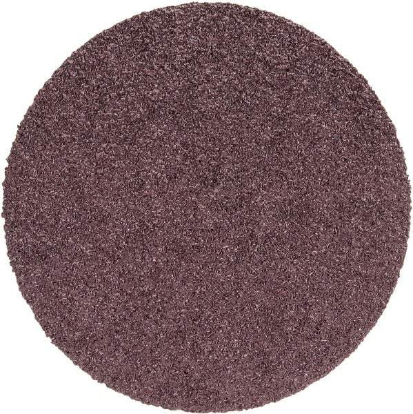 3M - 3" Diam, 40 Grit Aluminum Oxide Adhesive PSA Disc - Coarse Grade, X Weighted Cloth Backing, For Bench Top Motors, Disc Sanders, Random Orbital Sanders - Apex Tool & Supply