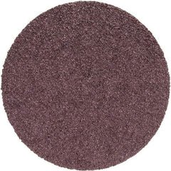 3M - 3" Diam, 40 Grit Aluminum Oxide Adhesive PSA Disc - Coarse Grade, X Weighted Cloth Backing, For Bench Top Motors, Disc Sanders, Random Orbital Sanders - Apex Tool & Supply