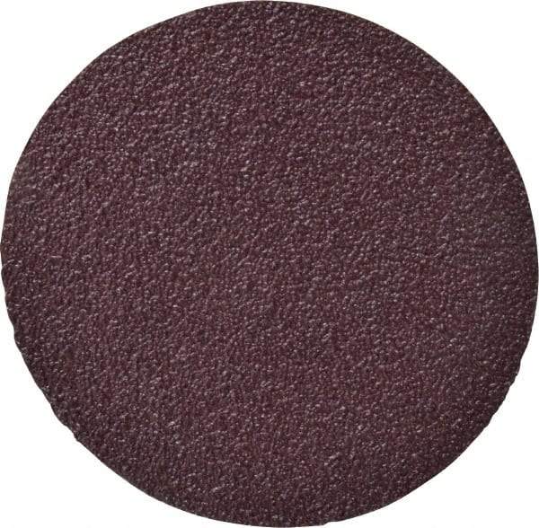 3M - 3" Diam, 50 Grit Aluminum Oxide Adhesive PSA Disc - Coarse Grade, X Weighted Cloth Backing, For Bench Top Motors, Disc Sanders, Random Orbital Sanders - Apex Tool & Supply