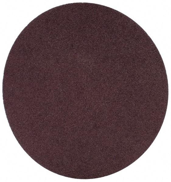 3M - 4" Diam, 100 Grit Aluminum Oxide Adhesive PSA Disc - Fine Grade, Maroon, Cloth Backing, Flexible, Use with Random Orbital Sanders - Apex Tool & Supply