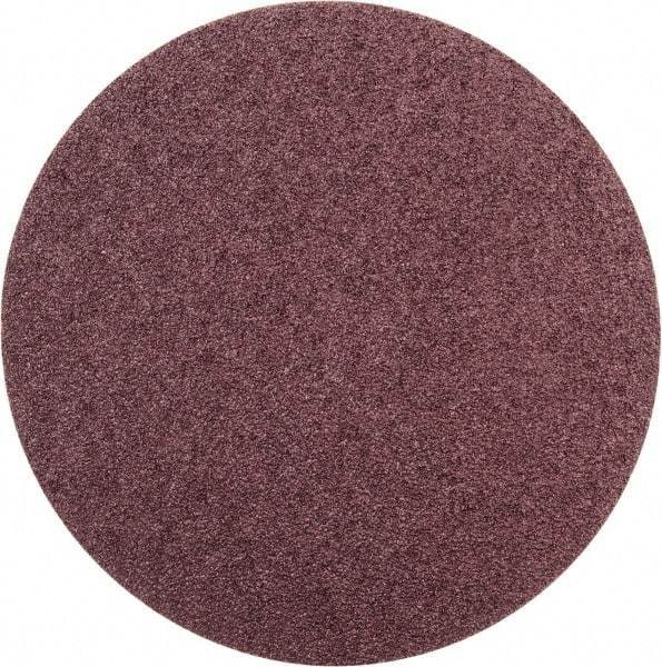 3M - 8" Diam, 36 Grit Aluminum Oxide Adhesive PSA Disc - Very Coarse Grade, X Weighted Cloth Backing, For Bench Top Motors, Random Orbital Sanders - Apex Tool & Supply