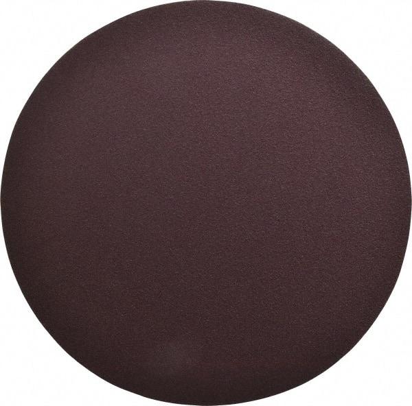3M - 8" Diam, 80 Grit Aluminum Oxide Adhesive PSA Disc - Medium Grade, X Weighted Cloth Backing, For Bench Top Motors, Random Orbital Sanders - Apex Tool & Supply